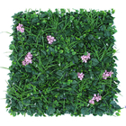 플라스틱 풀 장식적으로 깎은 정원 인공 인조 회양목재는 실내 장식 인공 식물 벽체와 잔디를 위한 녹색 패널 벽체를 막습니다