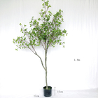 150 센티미터 인공 분재 식물, 가짜 분화 식물 실내 실제적 터치 녹잎