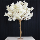 OEM 180 센티미터 인공 개화기 나무 비단천 꽃