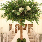 결혼하기 위한 1m 인공 벚꽃 나무, ODM 가짜 하얀 벚꽃 나무